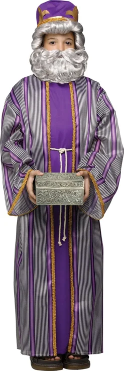 Purple Wise Man Boys Costume