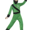 Green Ninja Assassin Boys Costume