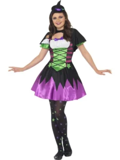 Punky Neon Witch Costume