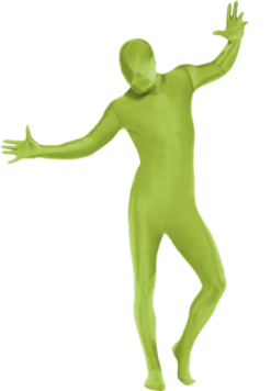 Green Second Skin Body Suit