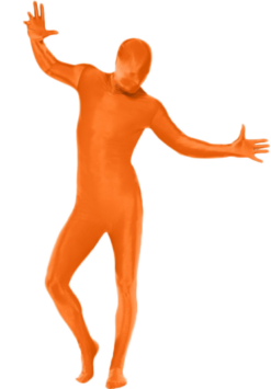 Orange Second Skin Suit