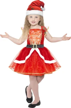 Little Santa Girls Costume