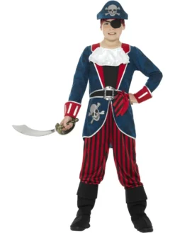 Deluxe Pirate Captain Boys Costume