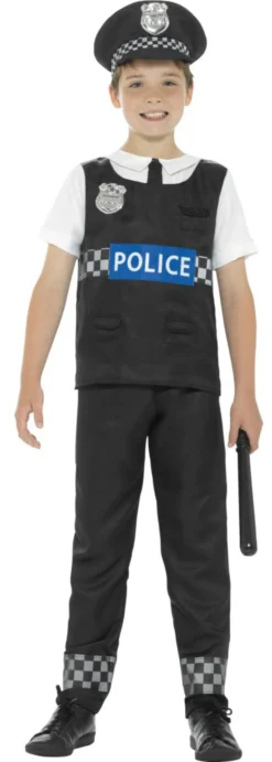 Cops Boys Costume
