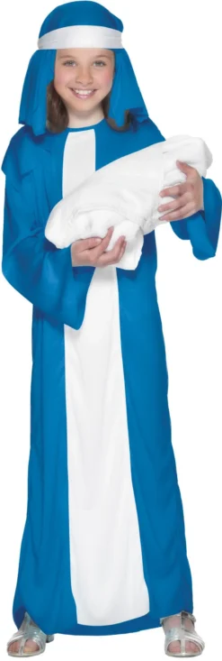 Girls Mary Christmas Nativity Costume