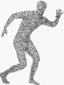 Zebra Second Skin Costume