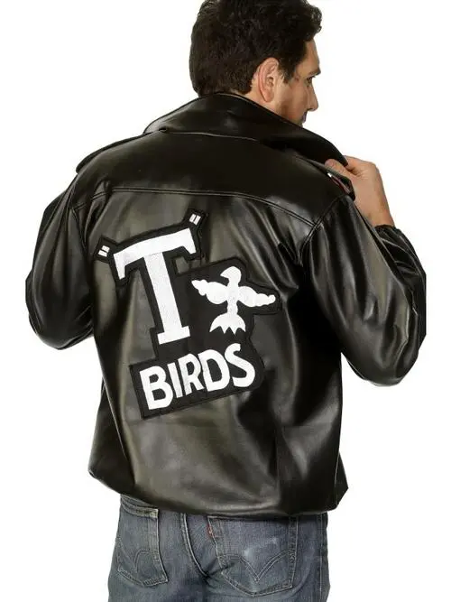 Grease T Birds Leather Look Jacket - Image 3
