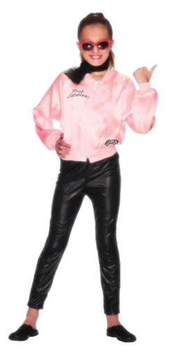Girls Grease Pink Ladies Jacket