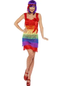 Rainbow Flapper Costume
