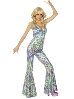 70s Psychedelic Dancing Queen Costume.
