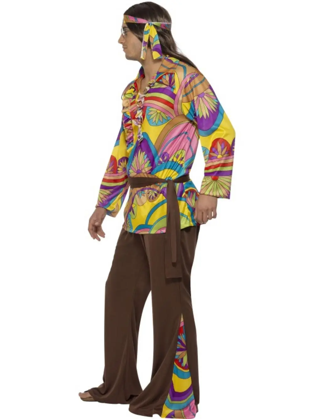 Psychedelic 60s Hippie Fancy Dress - Image 2