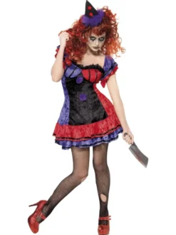 Cirque Sinister Bo Bo Clown Halloween Costume