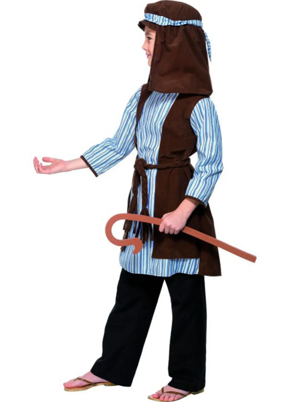 Shepherd Robe Nativity Boys Costume - Image 2
