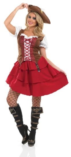 Deck Hand Pirate Girl Costume
