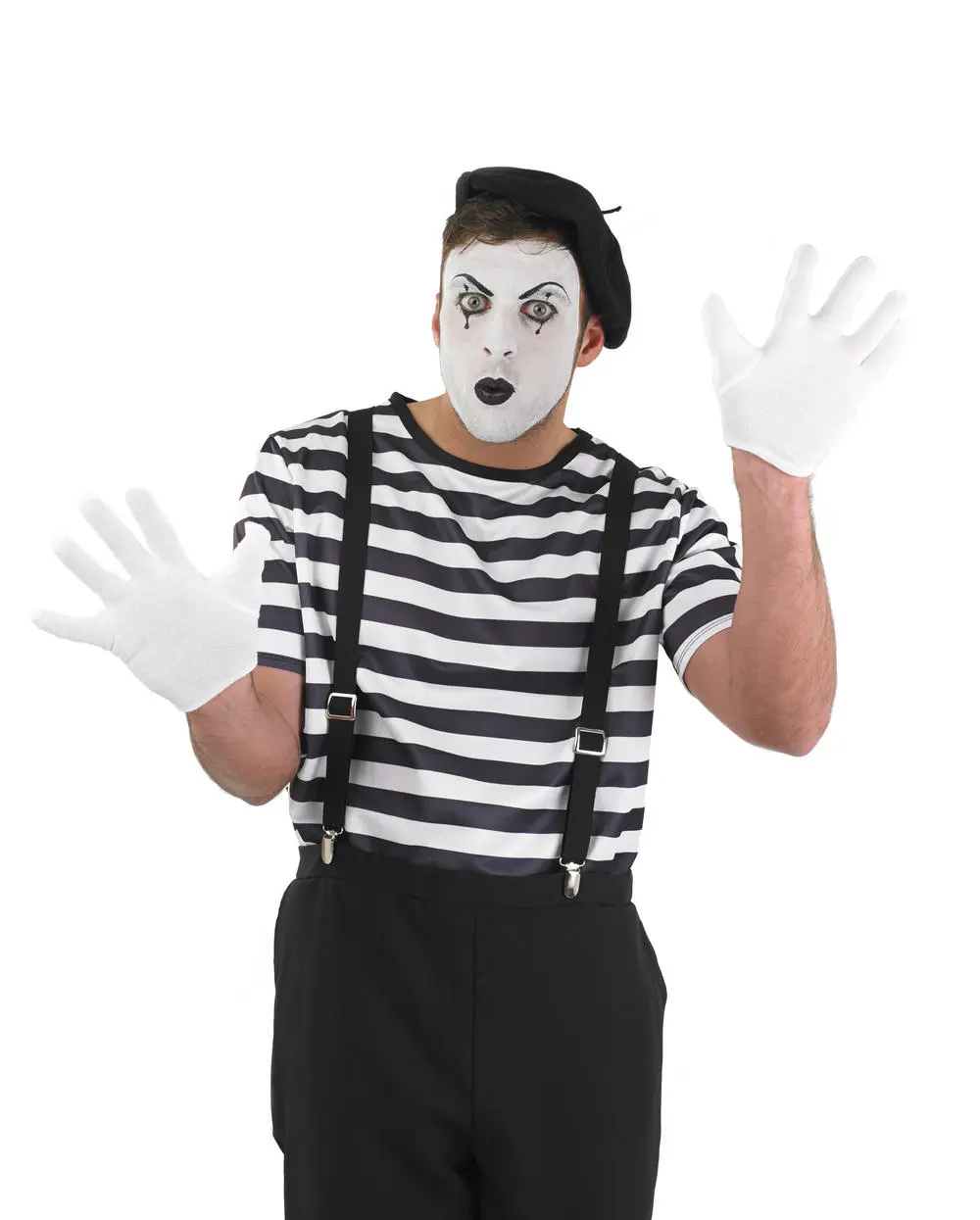 Male Mime Artist Costume - Image 2