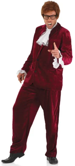 Mens 60s Red Gigolo Costume