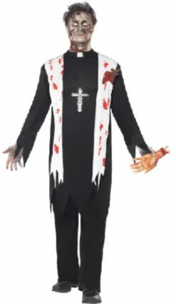 Zombie Priest Halloween Costume