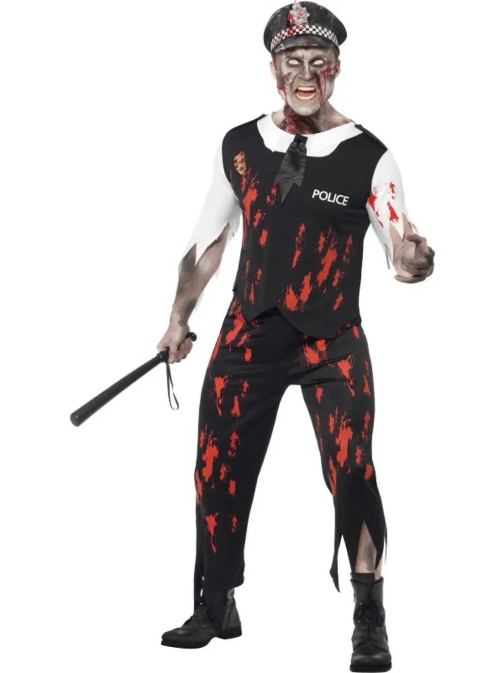 Zombie Policeman Halloween Costume