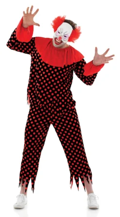 Scary Clown Mens Costume