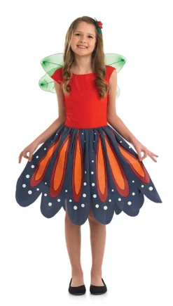 Red Woodland Fairy Costume