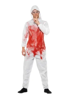 Bloody Forensic Overall Mens Costume