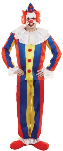Scary Circus Clown Mens Costume