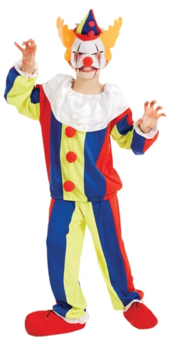 Scary Circus Clown Boys Costume