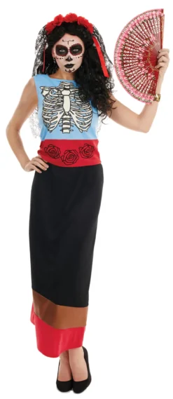 Day Of The Dead Ladies Costume