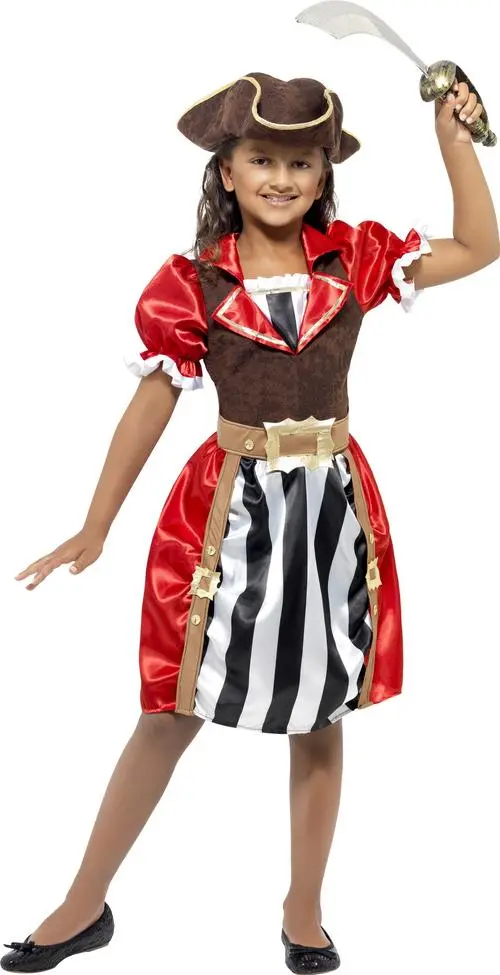 Girls Pirate Captain Costume