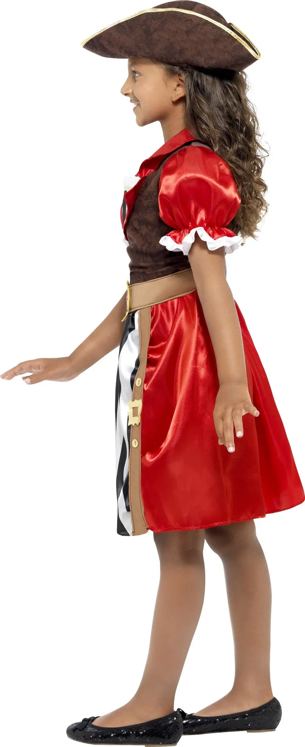 Girls Pirate Captain Costume - Image 3