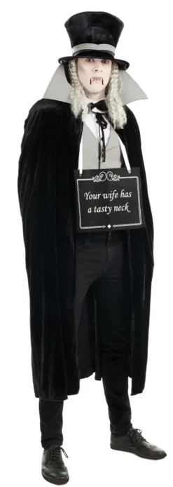 Silent Film Vampire Mens Costume