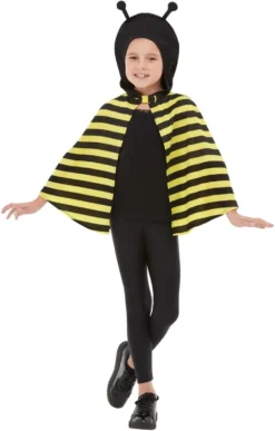 Kids Bumblebee Hooded Cape