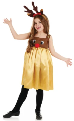 Little Miss Rudolph Girls Costume