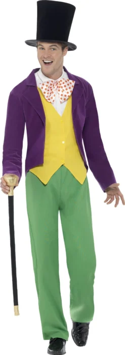Roald Dahl Willy Wonka Mens Costume