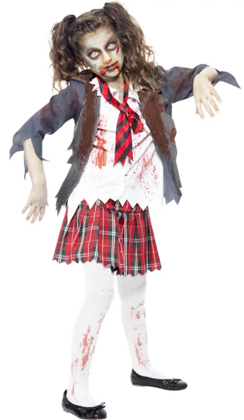Zombie School Girl Fancy Dress