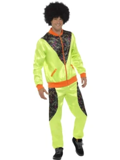Retro Shell Suit Costume Mens
