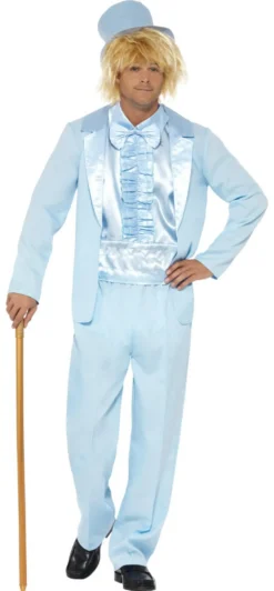 Blue 90s Stupid Tuxedo Mens Costume