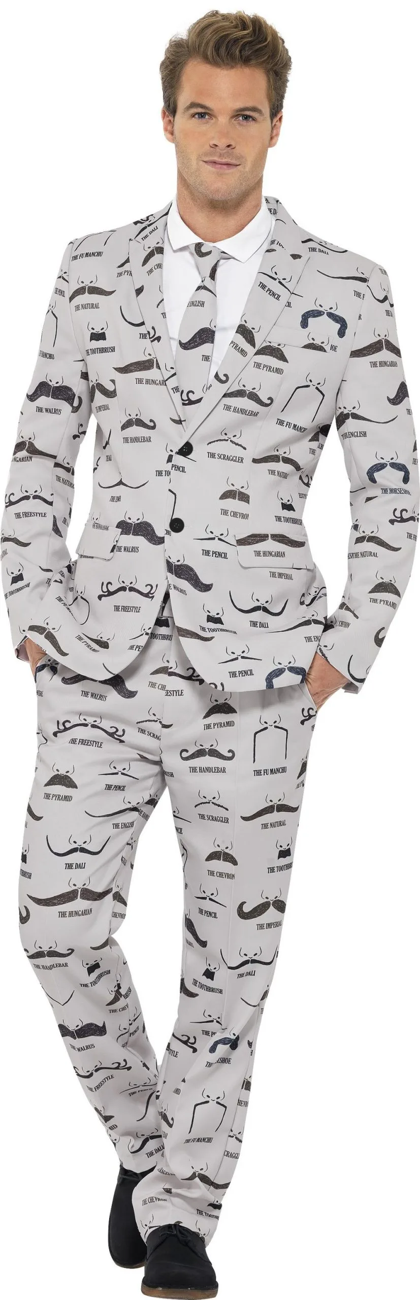 Moustache Suit Costume