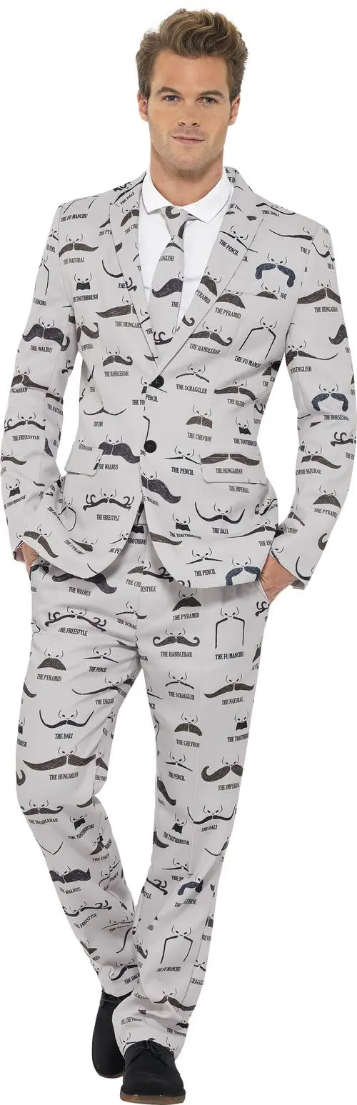 Moustache Suit Costume - Image 2