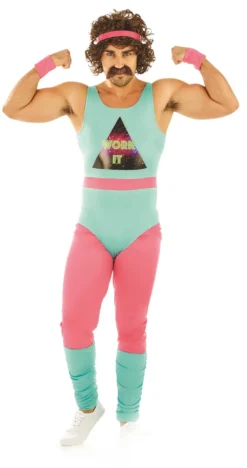 80s Fitness Instructor Mens Costume