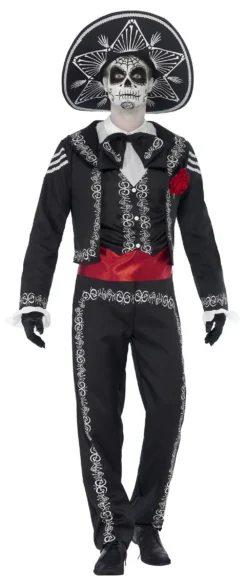 Day Of The Dead Senor Bones Mens Costume