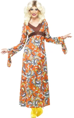 Ladies Woodstock Maxi Dress