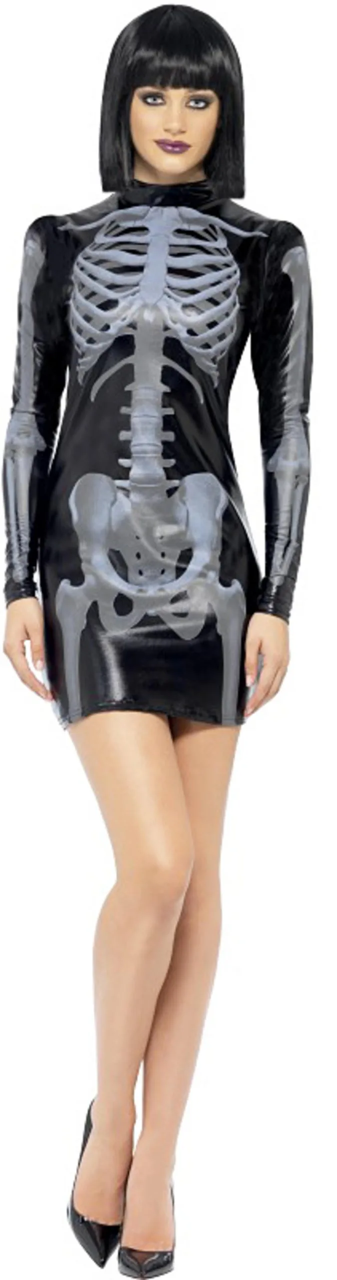 Fever Miss Whiplash Skeleton Costume