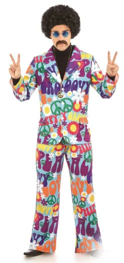 Groovy Hippie Suit Mens Costume