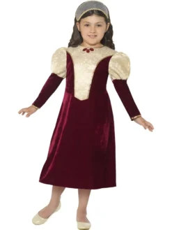 Tudor Damsel Princess Girls Costume