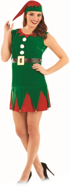Miss Elf Ladies Costume
