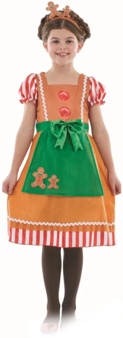 Little Miss Gingerbread Girls Costume