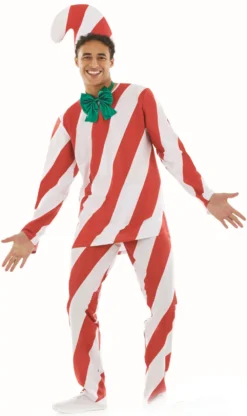 Candy Cane Man Mens Costume