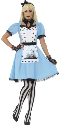 Deluxe Dark Tea Party Alice Ladies Costume