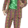 60s Psychedelic CND Suit Mens Costume